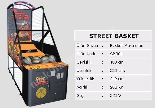 Basketbol Makinesi / Tekno-Set Sb-001
