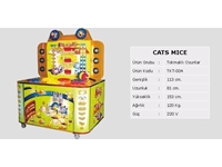 Cats Mice Tokmaklı Oyun Makinesi / Tekno-Set Tkt 004 - 1