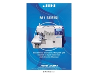 JIN Elektrikli 4 İplik Full Overlok Makinası - 3