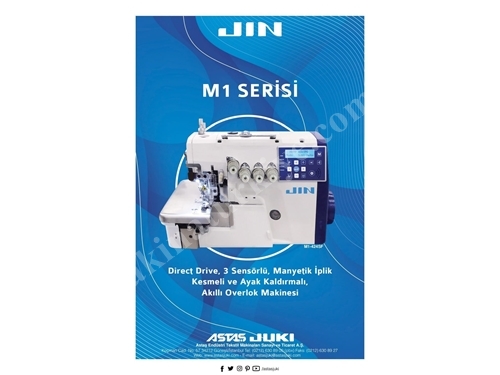 JIN Elektrikli 4 İplik Full Overlok Makinası