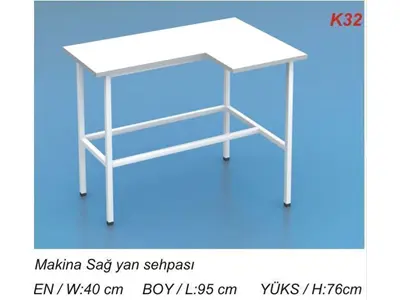 K32 Siblings Machine Right Side Table K32 Siblings Machine Right Side Table