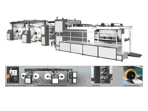4 Bobin Kağıt Kesme Makinesi 1050-1250-1450-1650/4 Roll Paper Sheeter Machine 1050-1250-1450-1650