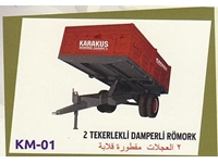 2 Tekerlekli Damperli Romörk - 0