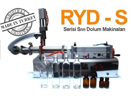 RYD S1000 (100 - 1000 M) Yarı Otomatik Tek Nozullu Akışkan Ürün Dolum Makinası 