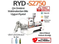 RYD S2500  Yarı Otomatik Tek Nozullu Akışkan Ürün Dolum Makinası 