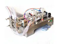RYD S2 100 (10-100Ml) Yarı Otomatik Çift Nozullu Sıvı Dolum Makinası 