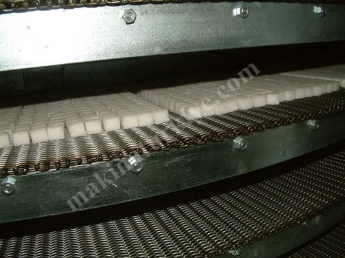 12 Ton/Gün Full Otomatik Döner Fırınlı Küp Şeker Makinası