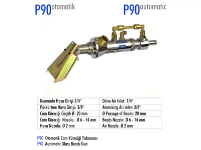 P90 Otomatik Cam Küreciği Tabancası 