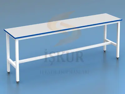 İK43 (60Cmx180cm) Konfeksiyon Dikimhane Makina Yanı Bant Sehpa 