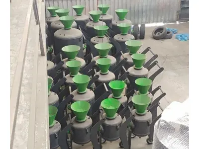 210 Litre Kapasiteli Seyyar Kumlama Kazanı