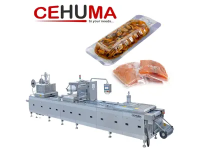 Best Quality Thermoform Vacuum / Modified Atmosphere Packaging (Map) Machine For Seafood