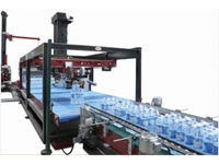 Liquid Food Packing And Palletizing Machine With Conveyor