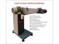 2000x150 mm Metal ve Ahşap Bant Zımpara Makinesi