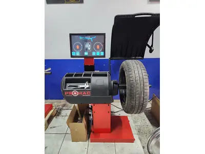 Dokunmatik Ekranlı Lazerli Sonarlı Lastik Balans Makinası