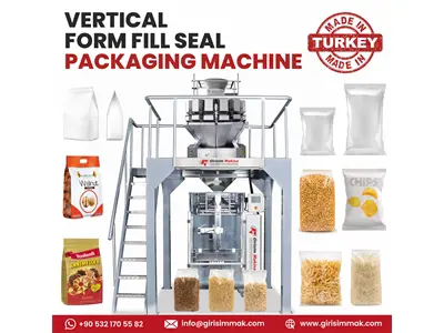 Vertical FFS Packaging Machine with 10-head Multihead Weigher