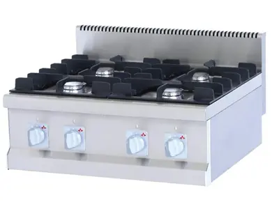 80X70 Cm 4 Ocaklı Gazlı Endüstriyel Set Üstü Ocak 80X70 Cm 4 Ocaklı Gazlı Endüstriyel Set Üstü Ocak