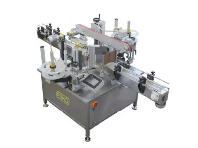 5000 Pieces / Hour Front Back Surface Labeling Machine