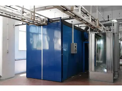 Overhead Pallet Powder Coating Oven And Powder Painting Booth Overhead Pallet Powder Coating Oven And Powder Painting Booth