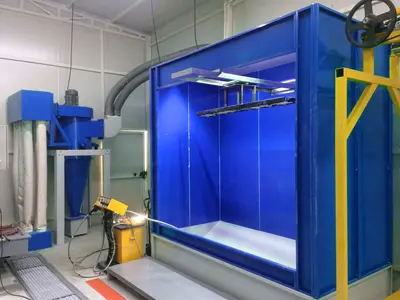 Cyclone Powder Coating Application Cabinet