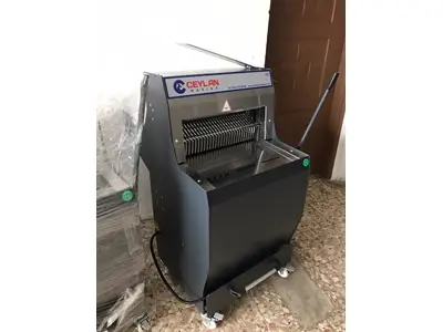 Siyah 500 Adet / Saat Set Üstü Manuel Ekmek Dilimleme Makinesi