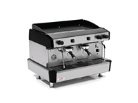 3 Gruplu Gri Yarı Otomatik Capuccino Ve Espresso Kahve Makinesi