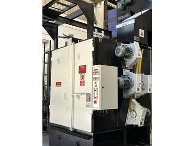 4 Turbine Hanging Sandblasting Machine 4 Turbine Hanging Sandblasting Machine