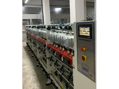 İnci Fantazi Makina 80 Gözlü Efektli Fantazi İplik Nope Şantuk Büküm Makinası İnci Fantazi Makina 80 Gözlü Efektli Fantazi İplik Nope Şantuk Büküm Makinası