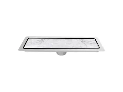 Ø50 Shower Channel with 304 Quality Stainless Steel Wide Model Pipe Outlet from Bottom Ø50 Shower Channel with 304 Quality Stainless Steel Wide Model Pipe Outlet from Bottom