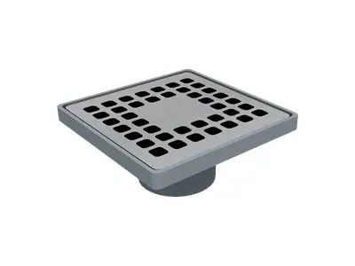 Ø50 Plastic Body Stainless Steel Grate Water Trap Pipe Outlet Model Ø50 Plastic Body Stainless Steel Grate Water Trap Pipe Outlet Model
