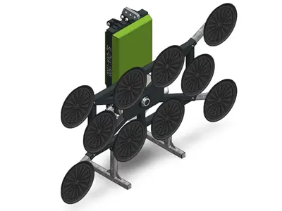 1500 Kg Système de Levage sous Vide à Batterie pour Marbre, Céramique et Verre 1500 Kg Système de Levage sous Vide à Batterie pour Marbre, Céramique et Verre