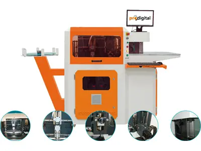 20-150 mm Paslanmaz ve Krom Alüminyum Kutu Harf Büküm Makinesi 20-150 mm Paslanmaz ve Krom Alüminyum Kutu Harf Büküm Makinesi