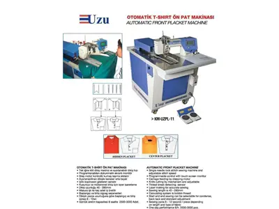 Otomatik T-Shırt Pat Makinaları / Uzu Km-Uzpl-11
