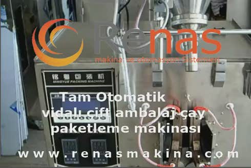 Tam Otomatik Çay Paketleme Makinası  ipli (49)