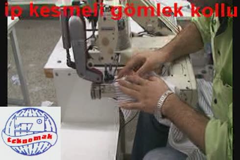 İp kesmeli gömlek kollu 