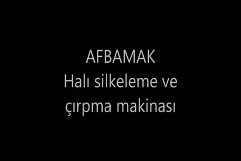 Afyon Bahar Makina Otomatik Halı Yıkama ve Sıkma Makinaları