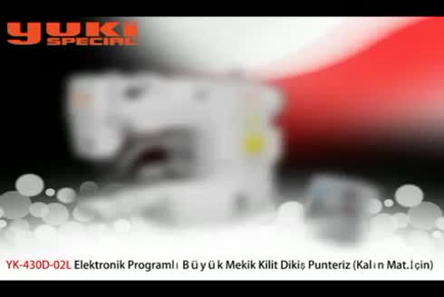 Yk 430D 02 Elektronik Programlı Kilit Dikiş Punteriz