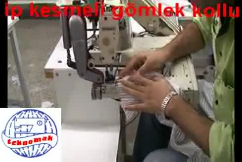 Tecnomac 927 İplik Kesmeli Gömlek Kollu Dikiş Makinası