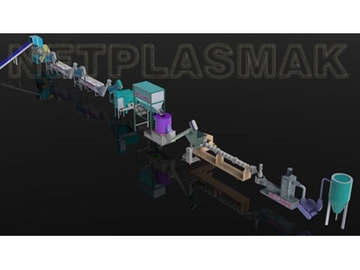 Plastik Geri Dönüşüm Hattı Netplasmak NPS-PGDH-001 - 1