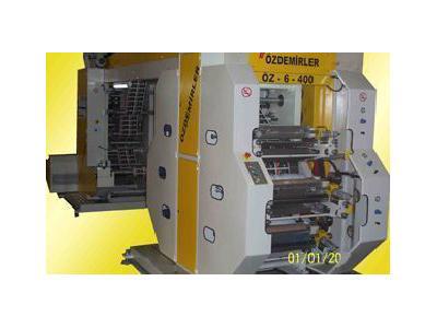 Etiket Flexo Baskı Makinası Özdemirler ÖZ 6-400