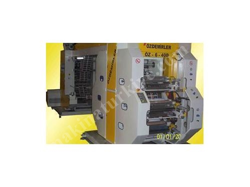 Etiket Flexo Baskı Makinası Özdemirler ÖZ 6-400
