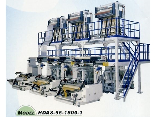 HDPE-LDPE Kunststofffolienextruder