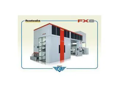 Center Drum Flexo Printing KBA Flexotecnica FX8