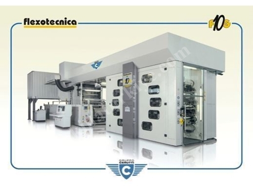 Center Drum Flexo Printing KBA Flexotecnica F10G