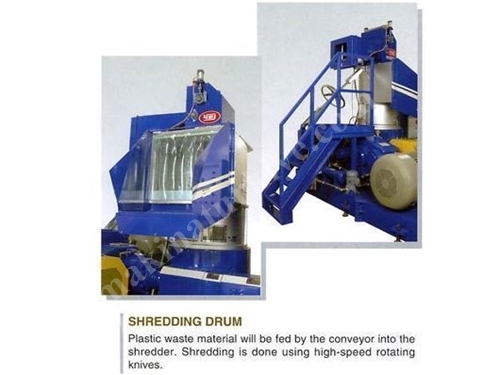 Plastik Geri Dönüşüm Makinası YEJ Y-PGDH-001