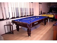 Amerikan Bilardo Masası Klasik Tip Deri Sepetli