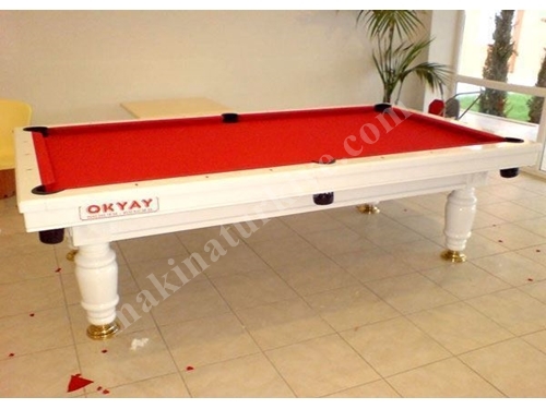 Amerikan Bilardo Masası Klasik Tip Beyaz