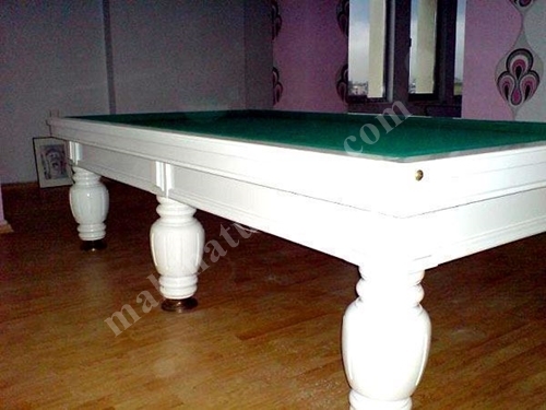 3 Top Yarı Maç Bilardo Masası Lake Boyalı