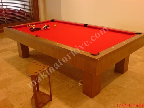Amerikan Bilardo Masası - Ceviz Kaplama Modern Tip