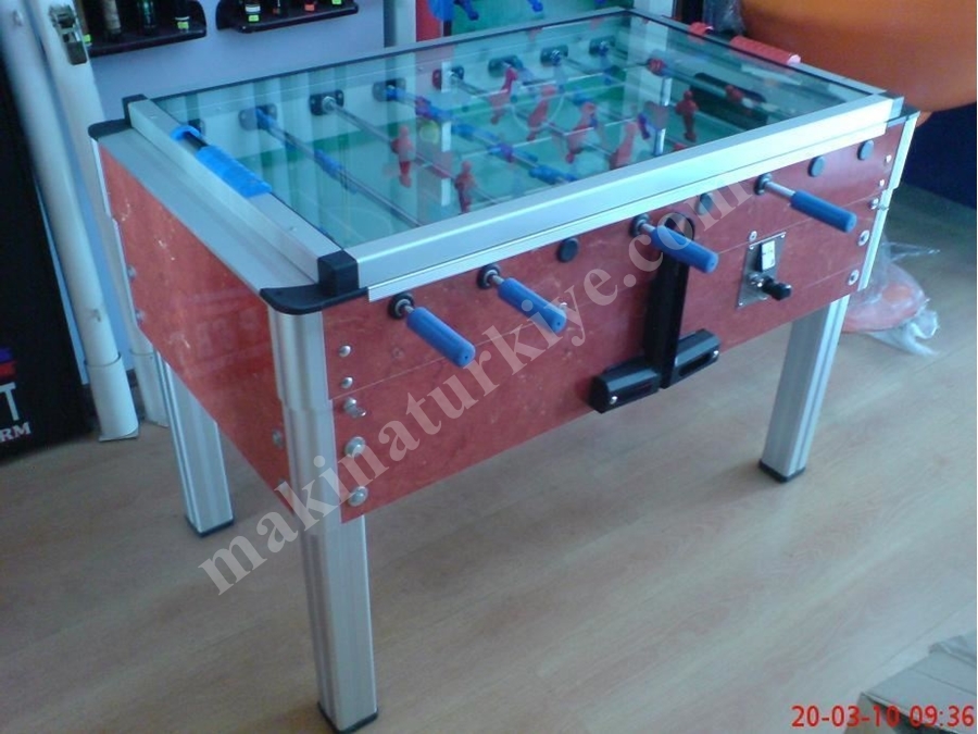 Outdoor Camlı Langırt Masası