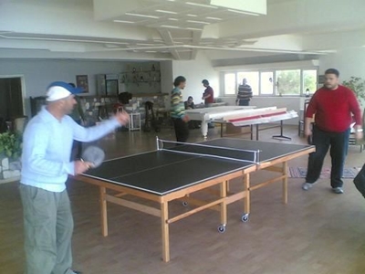 Ahşap Ayaklı Masa Tenisi - 1